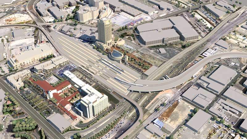 Link Union Station Phased Construction rendering, Los Angeles Union Station 