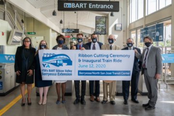 VTA’s BART Silicon Valley Berryessa Extension Ribbon Cutting Ceremony, June 2020